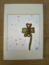 143 klavertje 4 beige